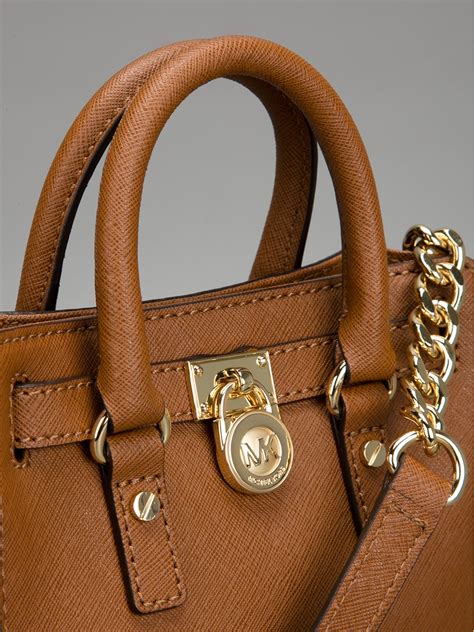 michael kors hemington brown|michael kors hamilton leather.